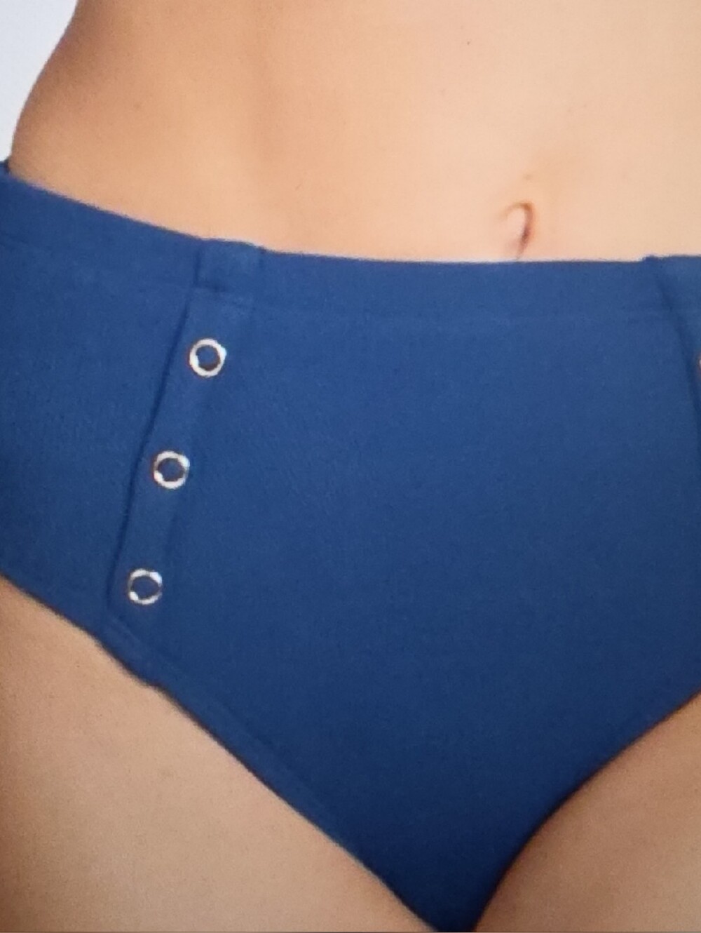 ROBIN PICONE High-Waist Bikini Bottom Size S